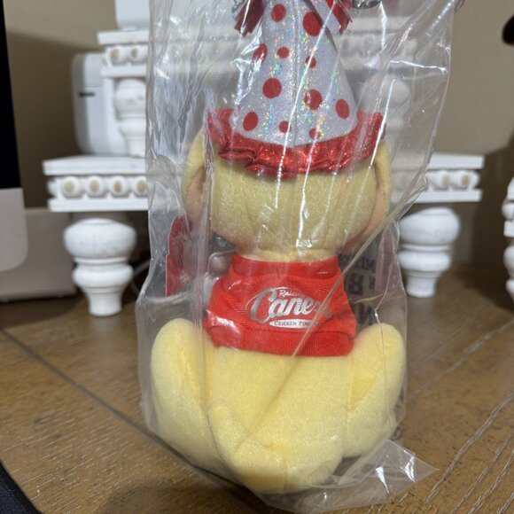 Raising Cane's 25th Birthday Limited Edition Dog Plush Puppy 2022 New In Bag - Picture 3 of 4